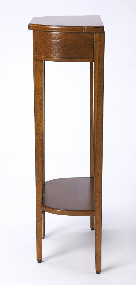 Butler Wendell Console Table, Olive Ash Burl