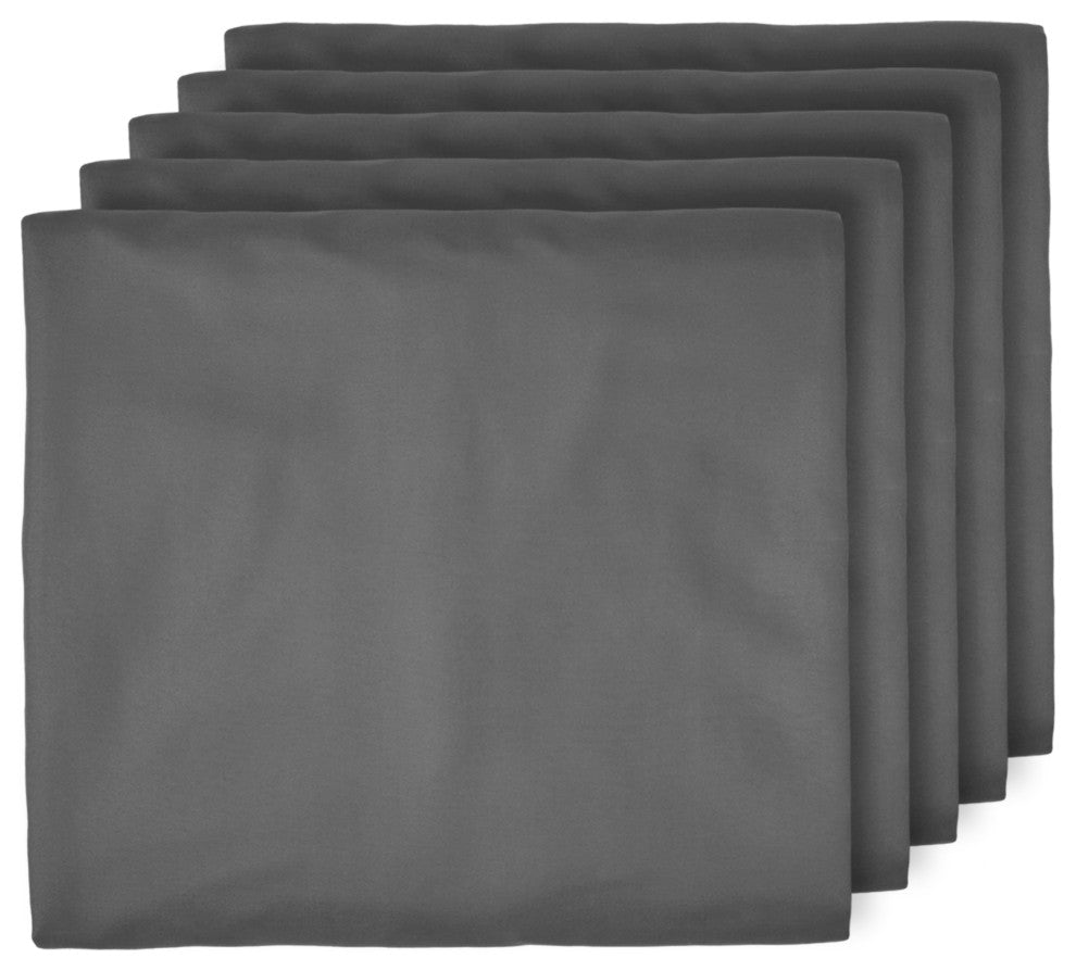 Bare Home Microfiber Fitted Sheets - Set of 5, Gray, Twin