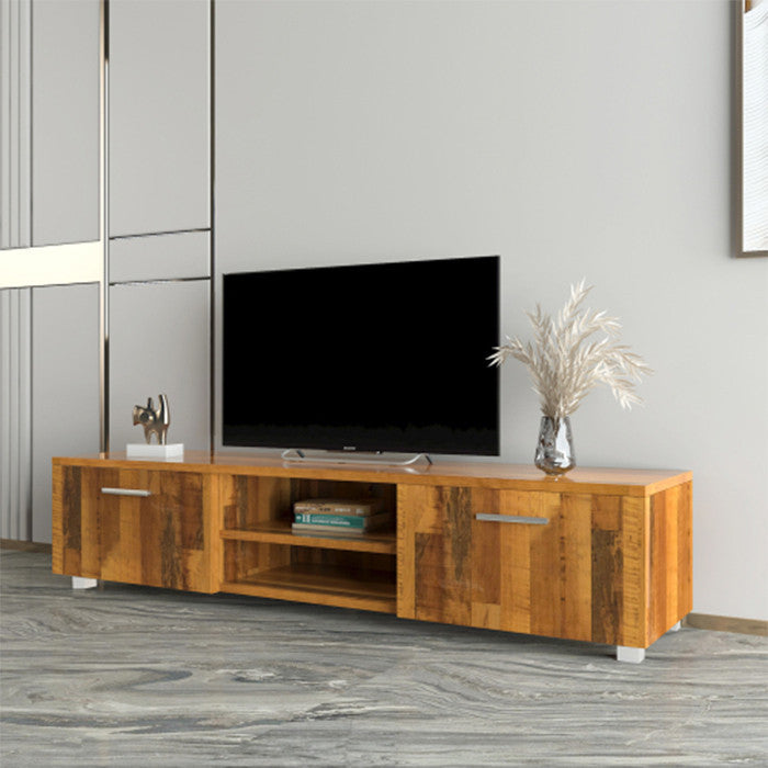 Living room TV cabinet MDF Walnut modern tv stand