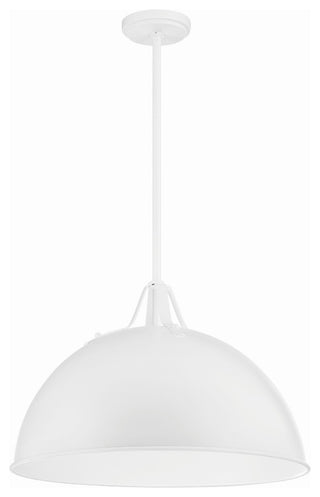 Soto 1-Light White Pendant