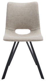 Safavieh Mika Dining Chair, Stone/Black