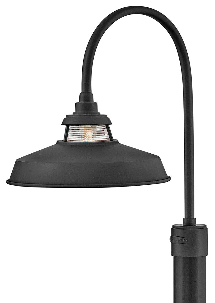 Hinkley Troyer Medium Post Mount Lantern, Black