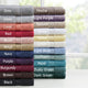 Madison Park Signature 800GSM Antibacterial 8-Piece Bathroom Towel Set, Burgundy