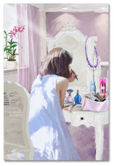The Macneil Studio 'Girl Make Up' Canvas Art, 24"x16"