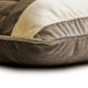 Brown Velvet & Satin Patchwork, Texture 18"x18" Throw Pillow Cover - Sumptuous