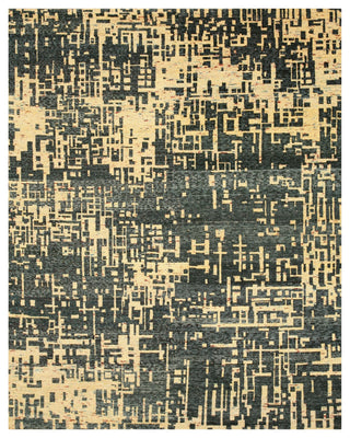 Blue Contemporary Abstract Anand Area Rug