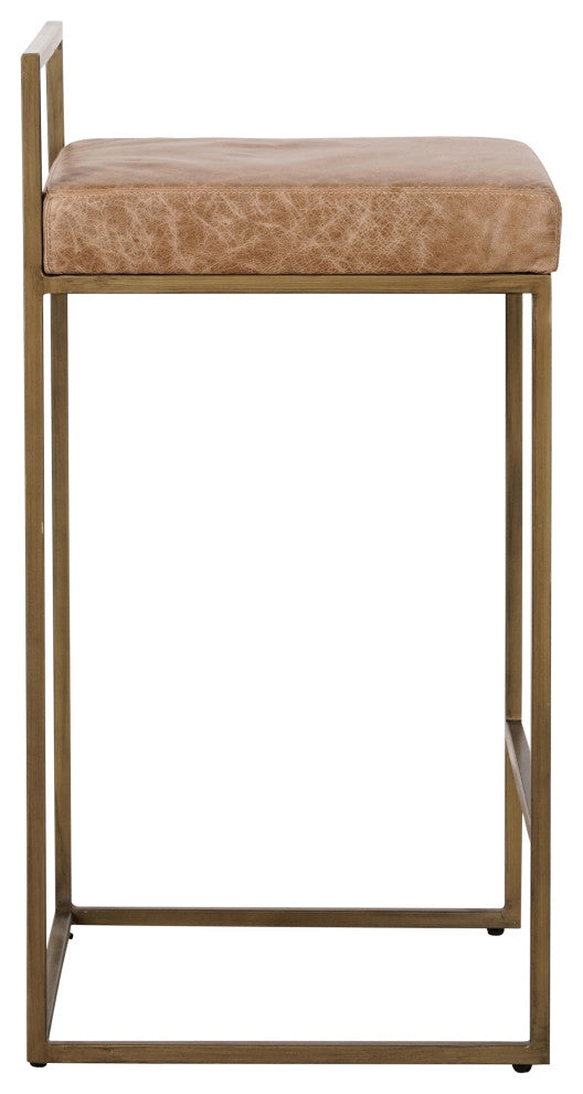 Belfort 26" Counter Stool Chestnut by Kosas Home