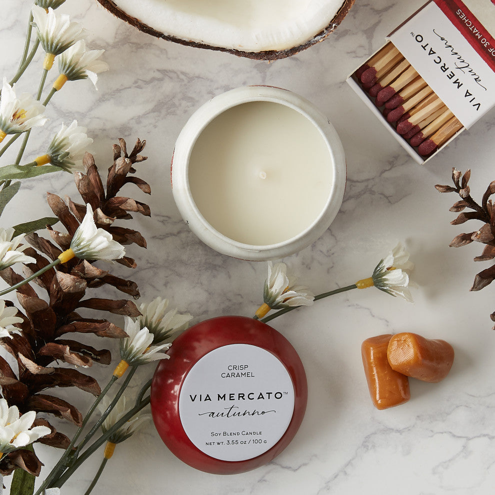 3.5Oz Autunno Candle - Crisp Caramel
