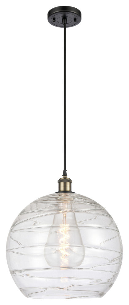 Innovations 516-1P-BAB-G1213-14 1-Light Pendant, Black Antique Brass