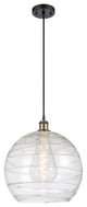 Innovations 516-1P-BAB-G1213-14 1-Light Pendant, Black Antique Brass