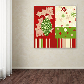 Tina Lavoie 'Beautiful Christmas I' Canvas Art, 14" x 14"