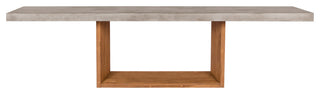 Lucca Teak And Concrete Patio Dining Table