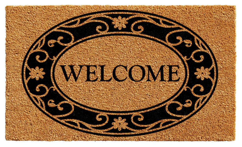 Plantation Welcome Doormat, 17"x29"