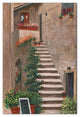 European CafÃ© Steps 16x24 Canvas Wall Art
