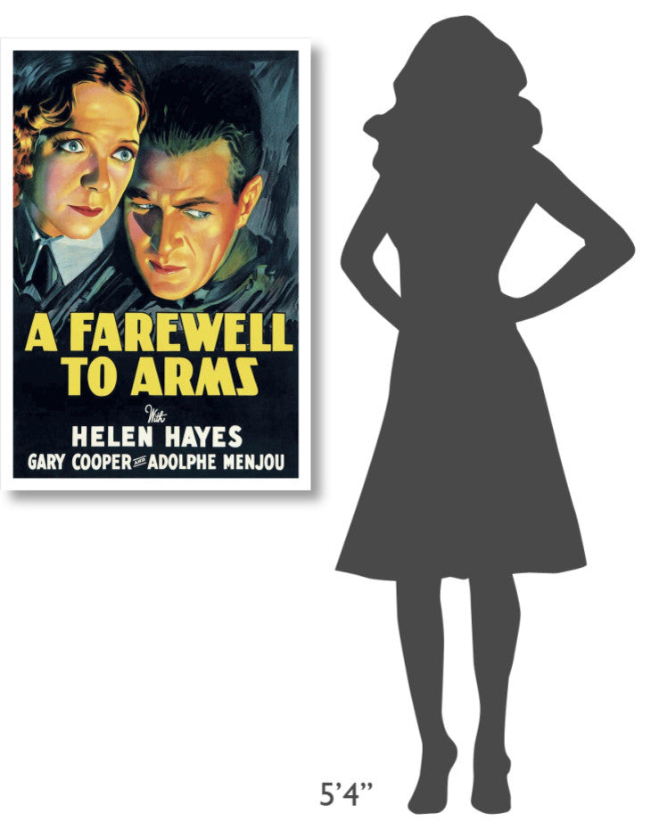 "Vintage Film Posters: Farewell to Arms" Digital Paper Print, 26"x38"