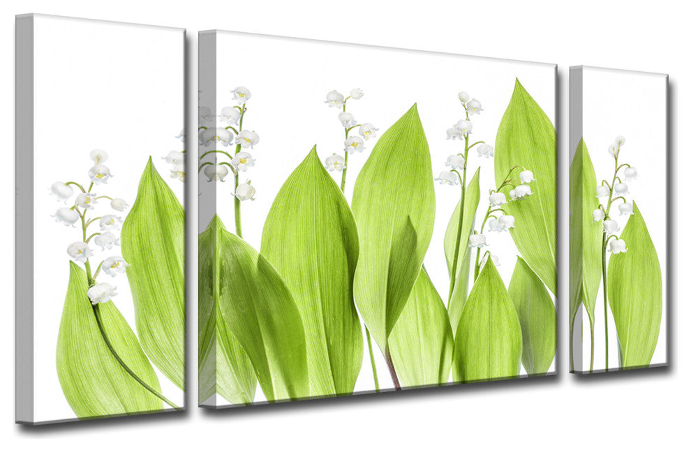 Ready2HangArt ''Lilly of the Valley'' 3-Piece Canvas Wall Decor Set
