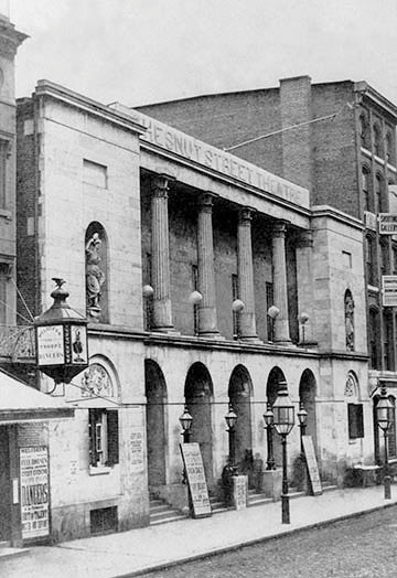 Chestnut Street Theatre, Philadelphia, PA - Gallery Wrapped Canvas Art 28" x 42"