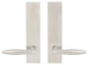Summer Lever, Tubular Passage, Satin Stainless Steel, 2-3/4" Backset