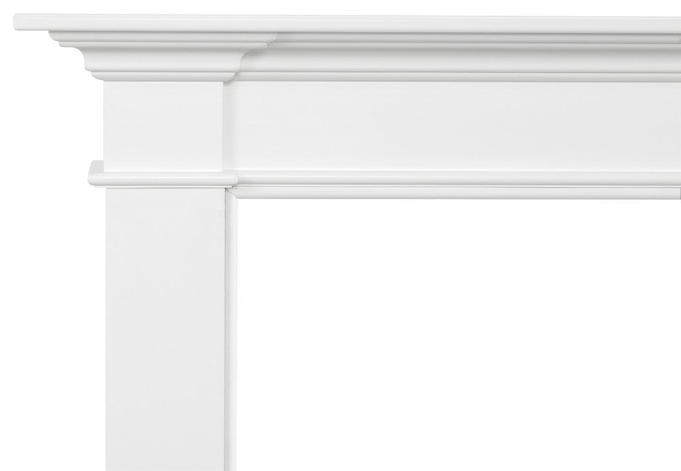 The Radford 48" Fireplace Mantel Mdf White Paint