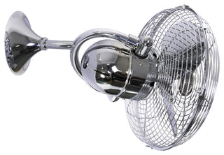 Kaye Wall Fan, Polished Chrome