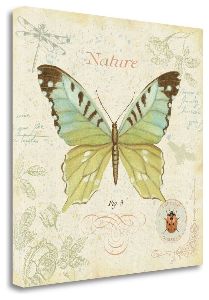 "Cote Jardin III" By Daphne Brissonnet, Giclee Print on Gallery Wrap Canvas