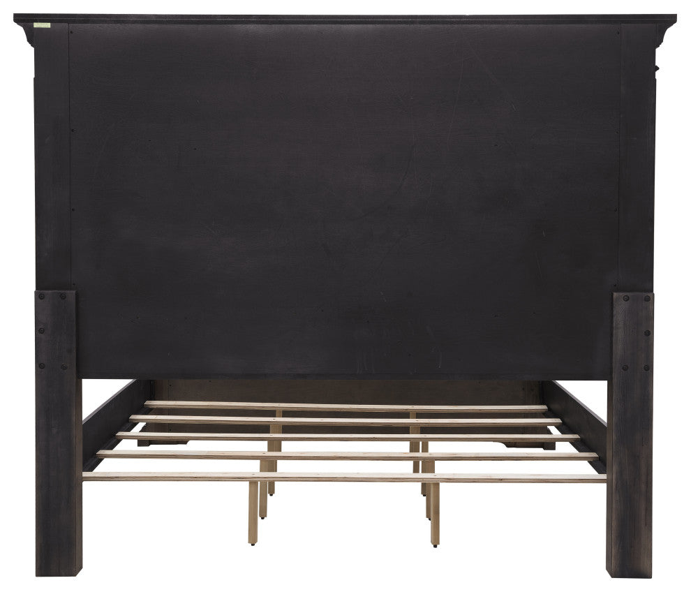 Woodbury Queen Panel Bed in Cowboy Boots Brown