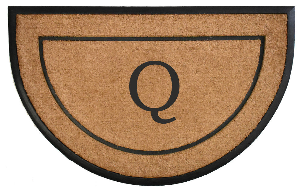Calloway Mills The General Monogram Doormat, Letter Q
