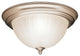 Flush Mount 2-Light, Brushed Nickel