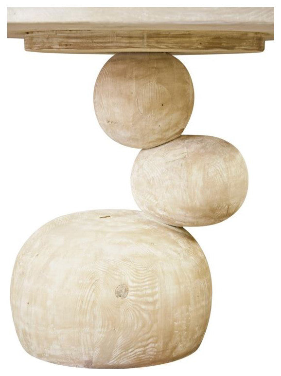 Reclaimed Lumber Boulder Breakfast Table
