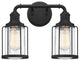 Quoizel LUD8615EK Two Light Bath, Earth Black Finish