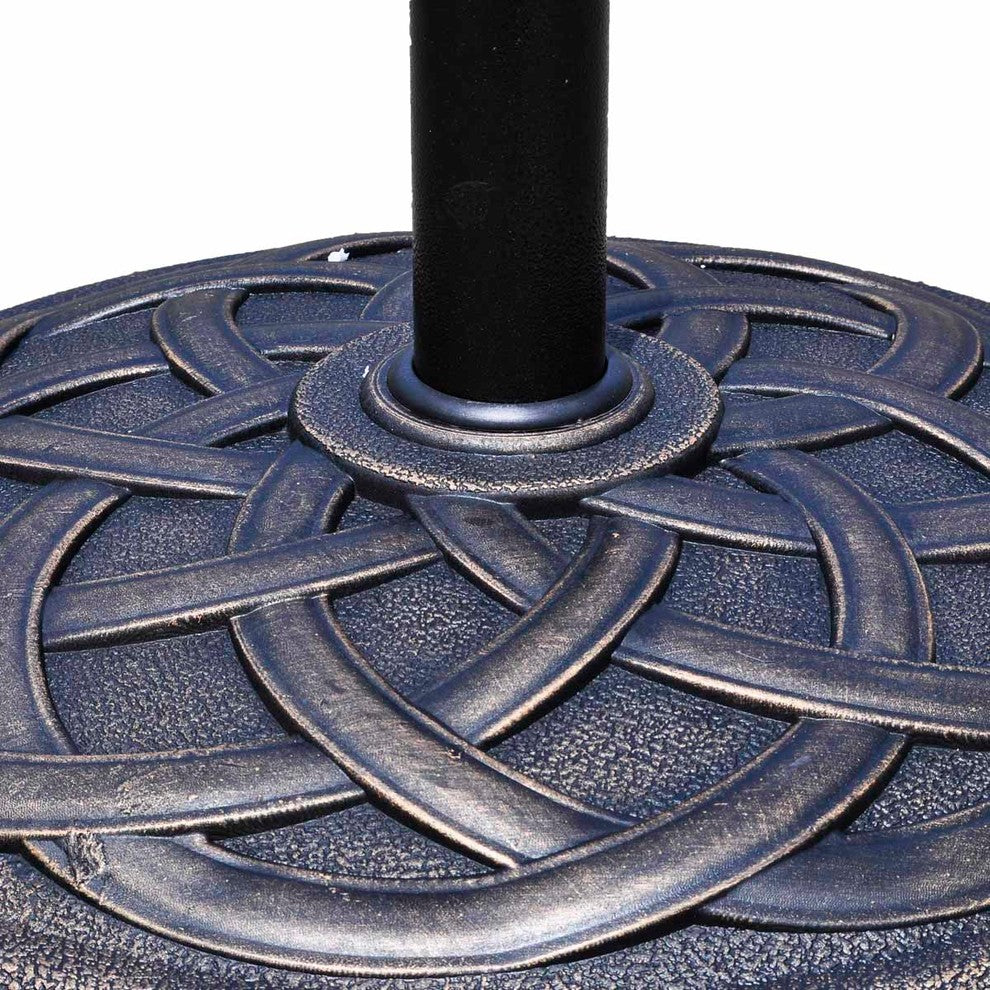 Costway 22'' Round Umbrella Base Stand Patio Standing Outdoor Living Heavy Duty