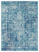 Harput Traditional Teal, Dark Blue Area Rug, 7'10"x10'3"