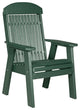Poly Classic Bench, Green, 2 Foot