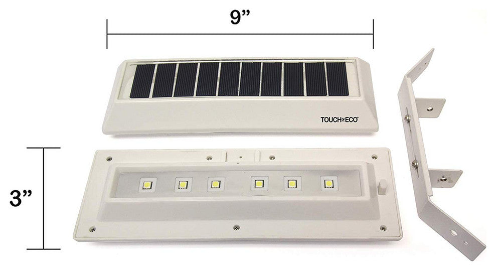 Solar Dual Sided LED Post Sign Light For Outdoor Signs