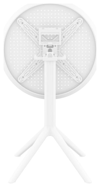 Sky Round Folding Table 24 inch White