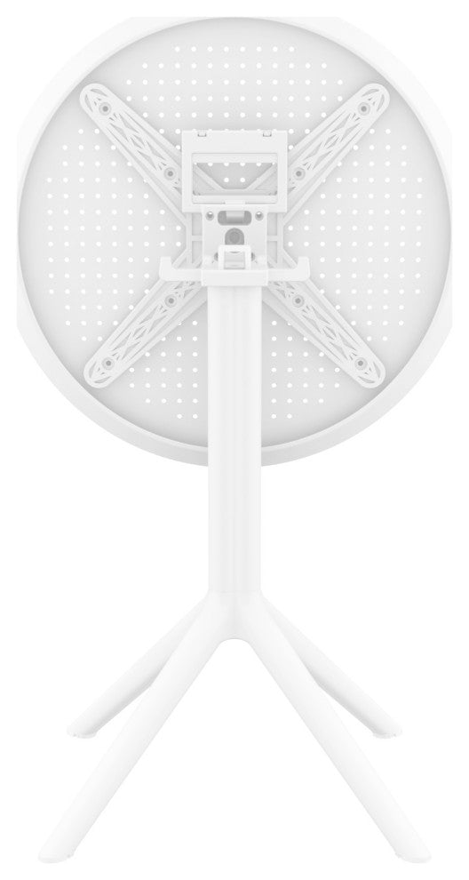 Sky Round Folding Table 24 inch White