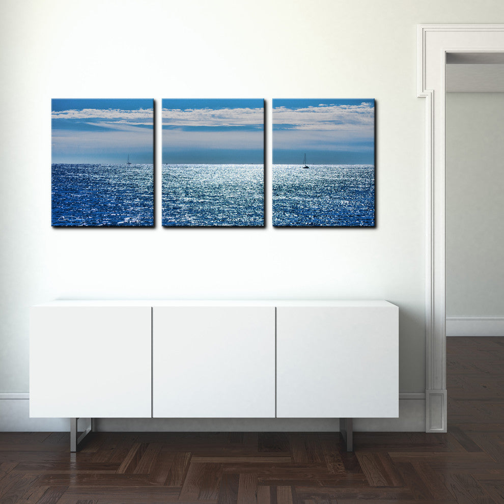 Ready2hangart Chris Doherty 'Oceans' 3-piece Canvas Wall Art