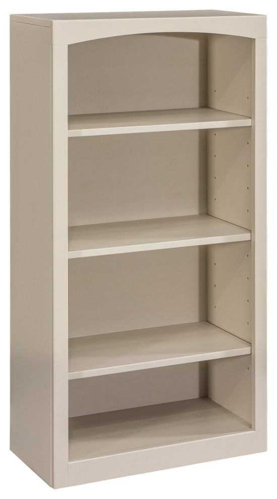 Solid Wood Bookcase, 48"x24", Sand Dollar