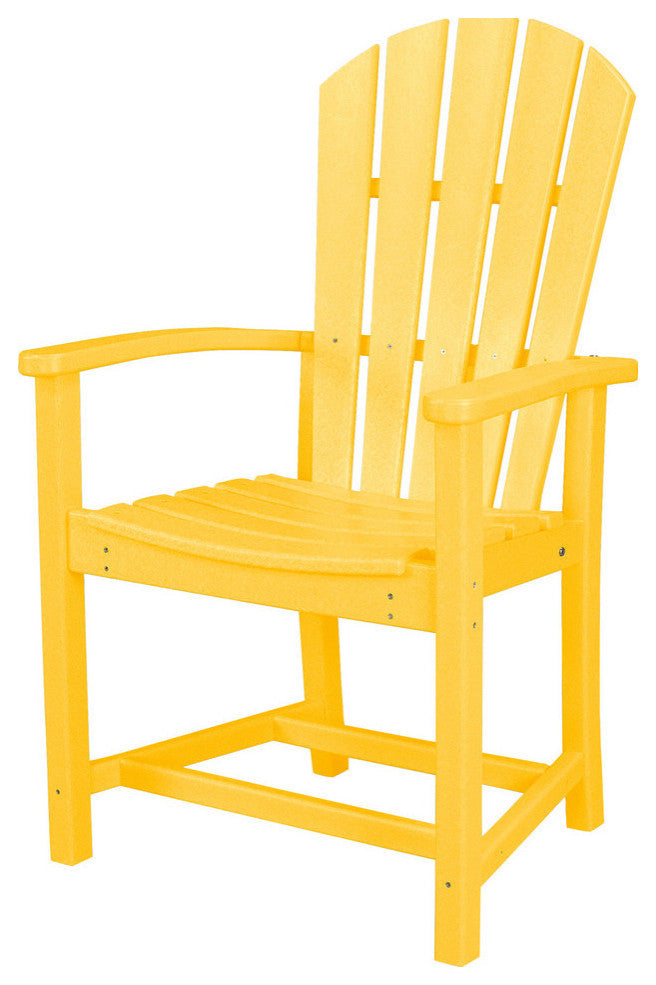 Polywood Palm Coast Dining Chair, Lemon
