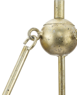 Laurel Collection 6-Light Transitional Chandelier, Gilded Silver