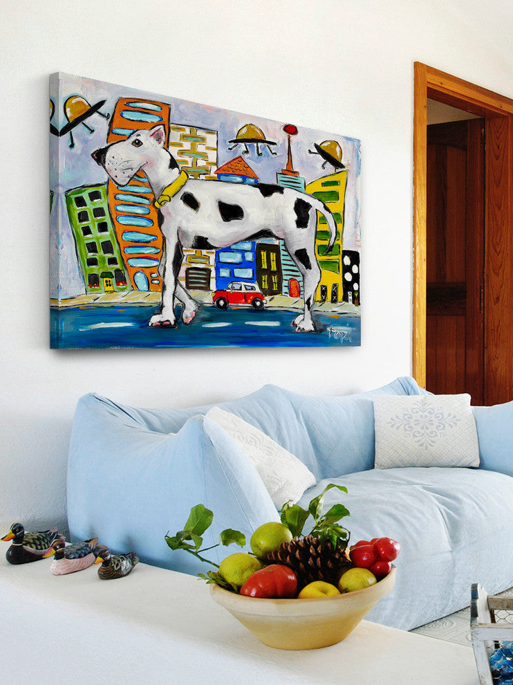 "Urban Abduction" Painting Print on Canvas by Tori Campisi