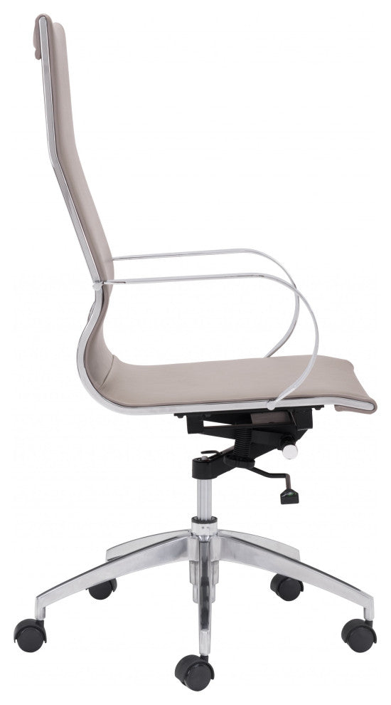 Mushroom Ergonomic Conference Room High Back Rolling Office Chair