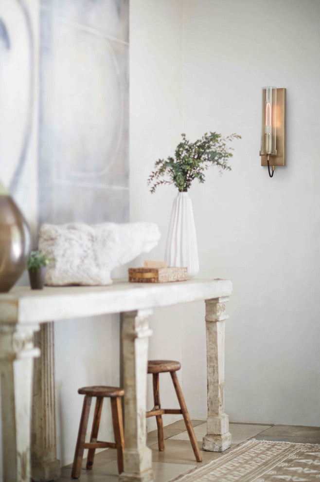 Hinkley Ryden 16.5" Single Light Sconce, Heritage Brass