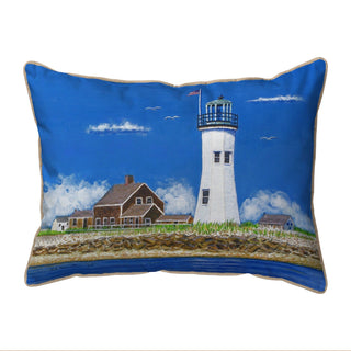 Scituate MA Lighthouse Large Indoor/Outdoor Pillow 16x20