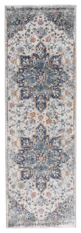 Montana Kriselda Runner, Gray, 2'7" x 8', Medallion