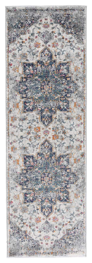 Montana Kriselda Runner, Gray, 2'7" x 8', Medallion