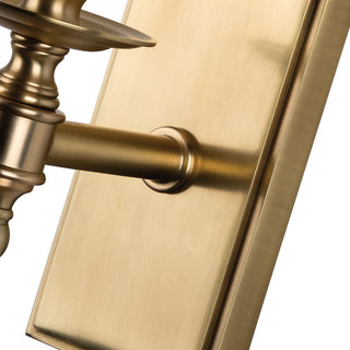 Ludlow 1-Light Wall Sconce, Aged Brass