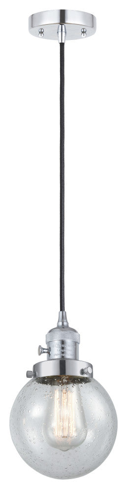 INNOVATIONS 201CSW-PC-G204-6 1-Light Mini Pendant Polished Chrome