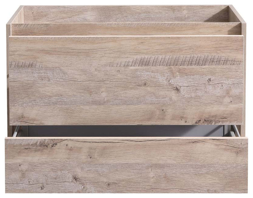 Fresca Catania 36" Natural Wood Wall Hung Cabinet