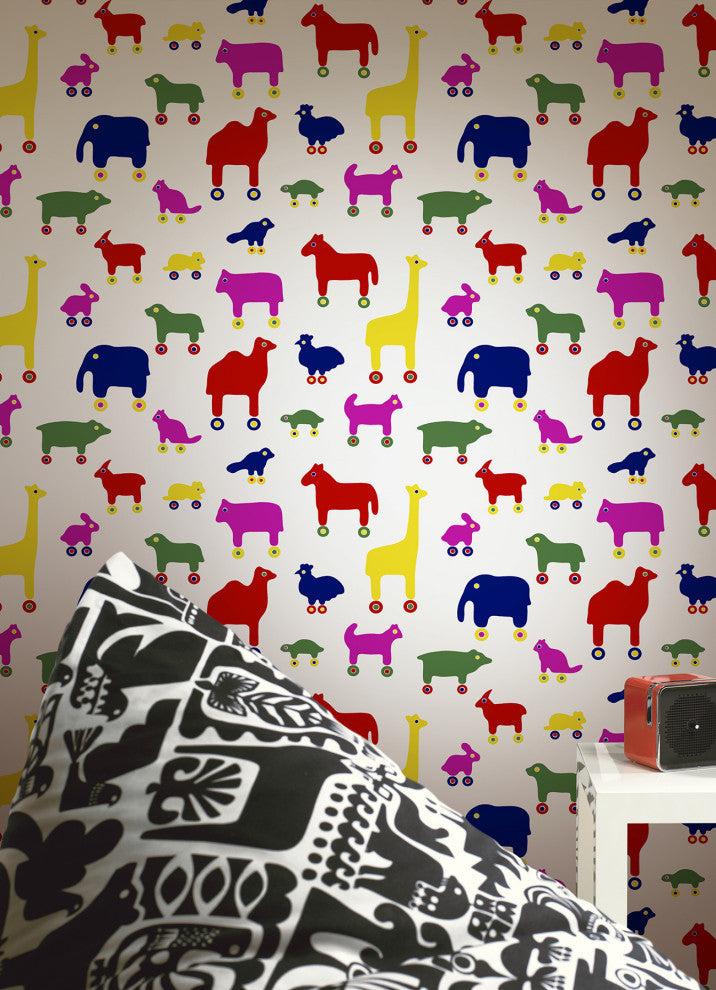 Marimekko Multi Rulla Peel & Stick Wallpaper - Thumbnail 4